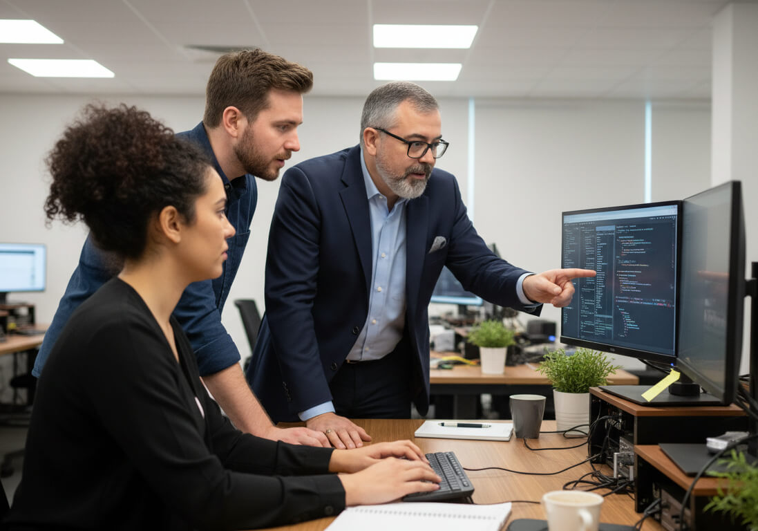 Bild, das Web- und App-Entwicklung symbolisiert